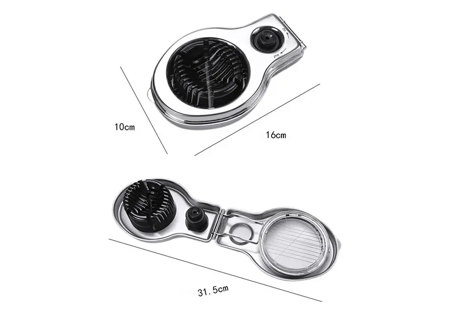 QueenTime ручная томатная Яйцерезка яичный резак разделитель вареных яиц разветвитель приспособления для фруктов и овощей из нержавеющей стали кухонные гаджеты