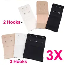 3 шт., для девушек, 2/3, крючок, бюстгальтер, удлинитель, мягкий бюстгальтер, удлинитель, ремень, нижнее белье, пояс