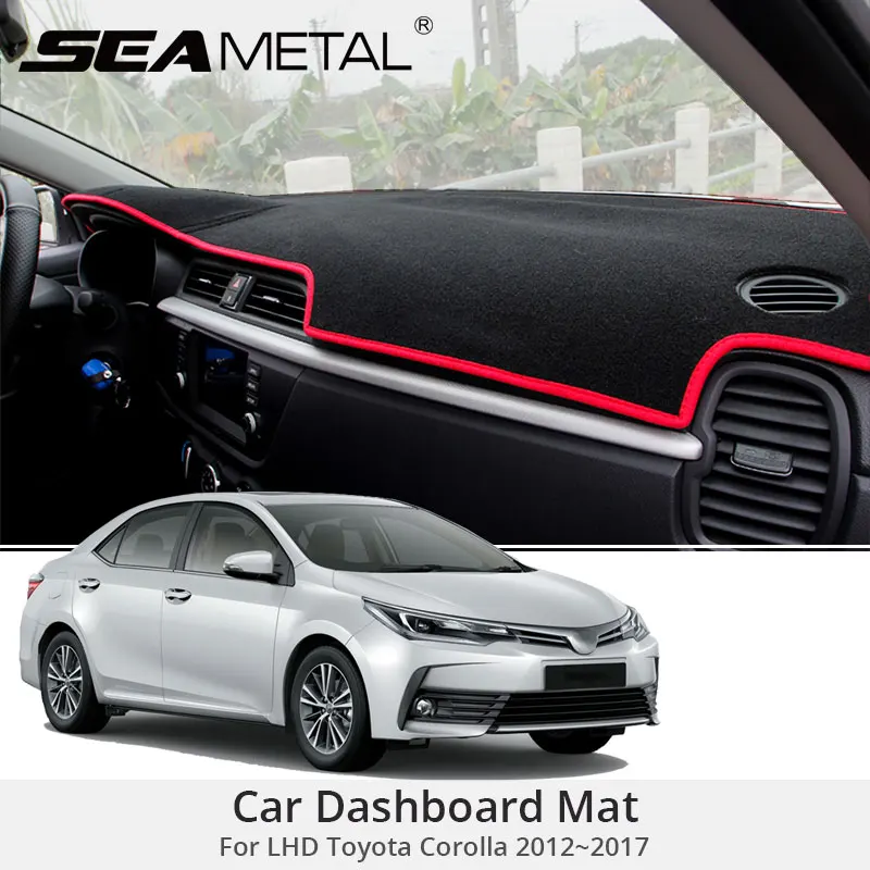 Коврик для приборной панели автомобиля LHD Toyota Corolla 2017 2016 2015 2014 2013 2012 автомобильные