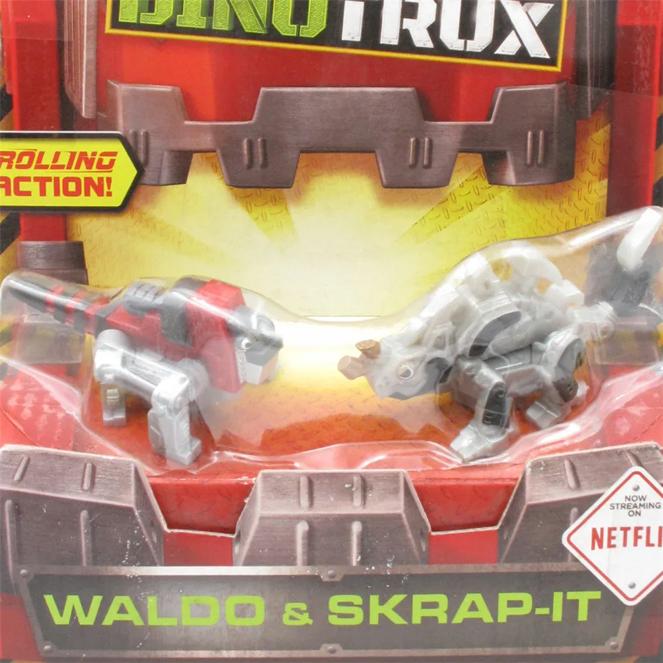 Dinotrux игрушечный автомобиль WALDO и динозавр игрушки для детей модели динозавров