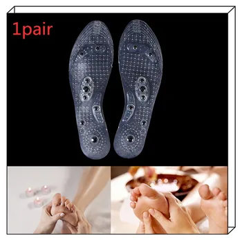 

1Pair Magnetic Insoles Foot Care Breathable Shoes Pad Acupoint Magnetotherapy Pad Inserts Shoes Accessories Useful