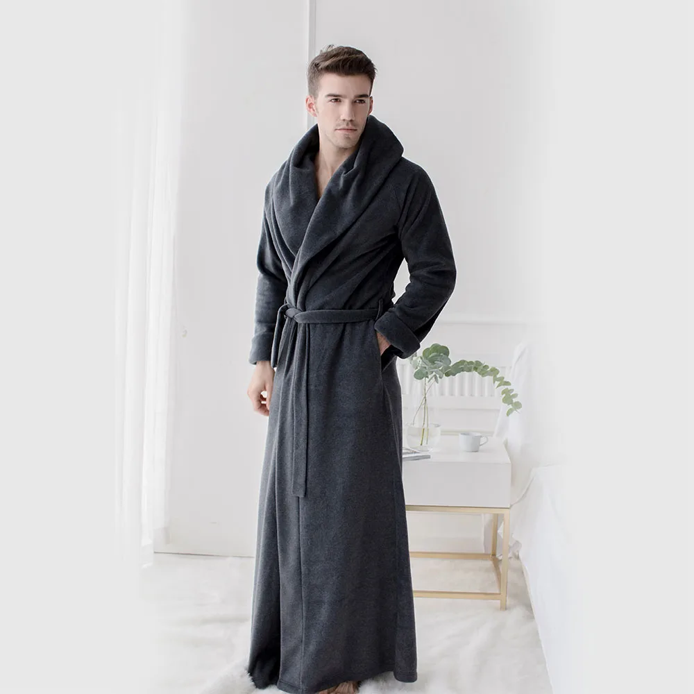 Men S And Women Long Robes Fleece Floor Length Plus Size Robes Fleece Floor Length Plus Size