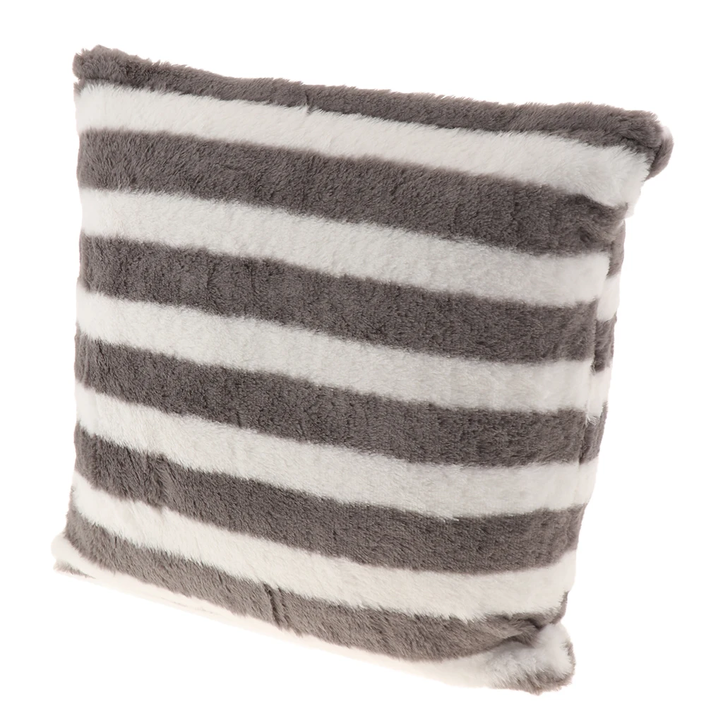 Cute Baby Crib Plush Pillow Home Decor Cushion Doll Toy Home Bed Room Interior Decoration Bath Pillow Heart Shaped and Stripe 