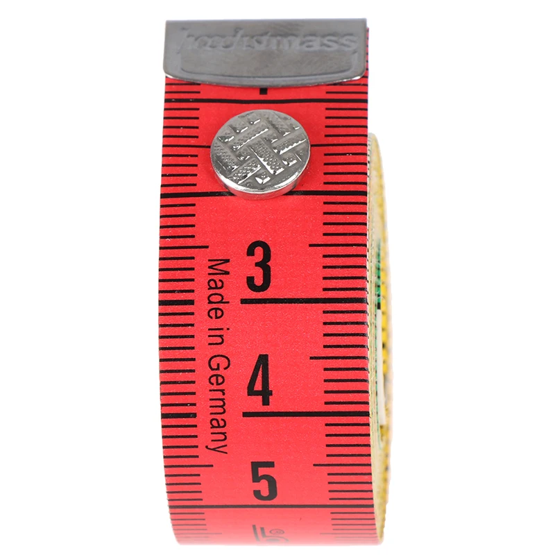 1 шт. 60-дюймовая кнопочная Рулетка Швейные Инструменты Плоская Лента 150 см измерительный инструмент для тела