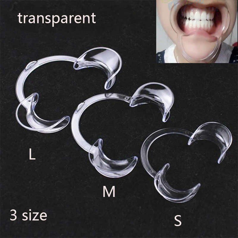 5pcs /set Dental Mouth expander C Shape Mouth Gag Intraoral Cheek Lip Retractor expander for oral dental Mouth Spreader Lip Open