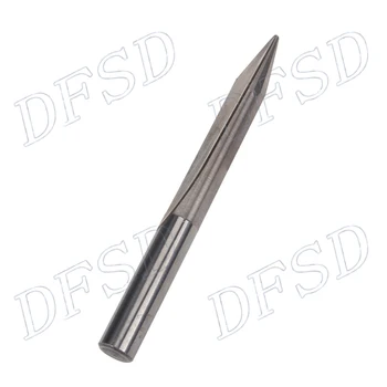 

Alloy Coated Carbide PCB Engraving bit Router 25 degree 0.6mm Round Head Knife