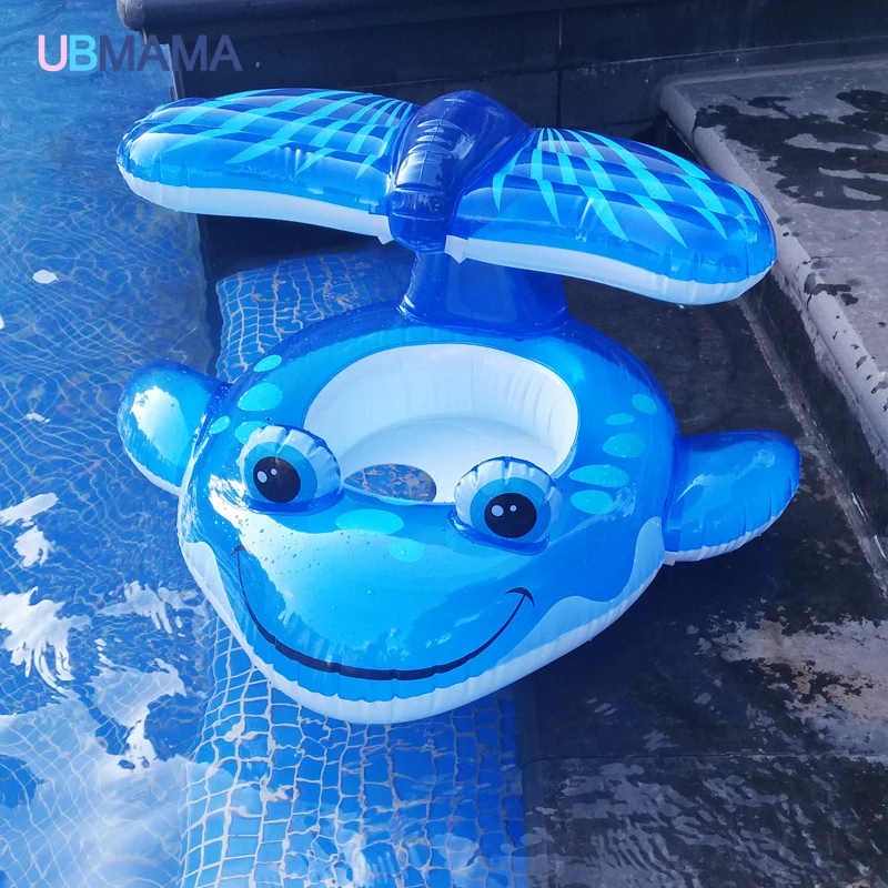 2018 Whale Shape Floating Ring Infant Inflatable Swimming ring Training Accessories Baby Float For Over 1 Year Old Baby Swimming