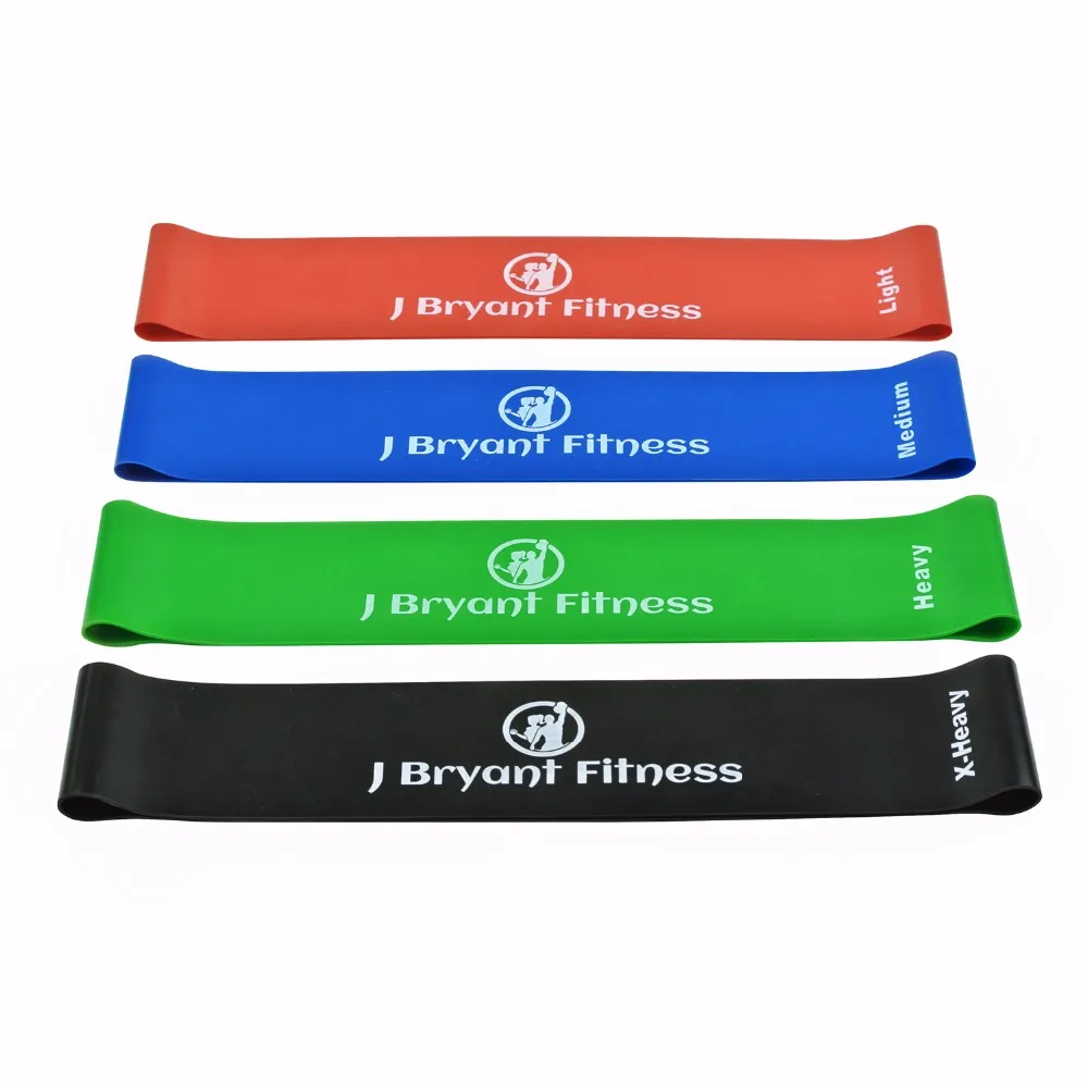 Resistance Bands Rubber Bands 4 Colors Fitness Gym Strength Training