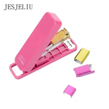 Мини-степлер со скобами, набор пластиковых степлеров, бумажный мини-переплет, канцелярские принадлежности, бумага для переплета, переплет, книга