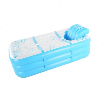 

Thickened large inflatable bathtub adult tub home warm folding plastic bathtub
