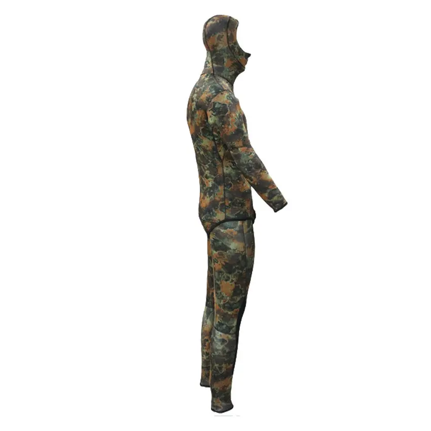 Top quality new 7mm CR neoprene diving suit camo spearfishing wetsuit (4)