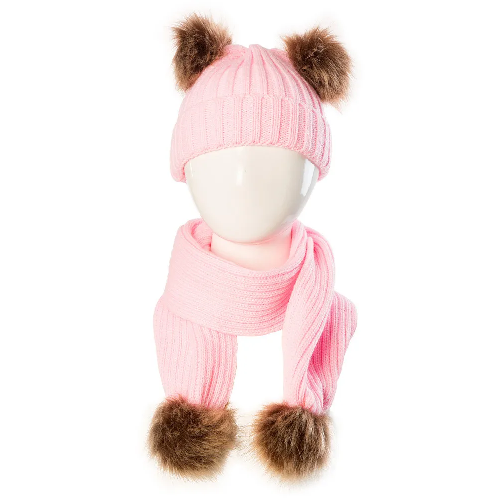 11,11 зимняя детская шапка для девочек и мальчиков, милые шапки, сохраняющие тепло, милый шарф, осенние шапки для новорожденных детей с ушками S