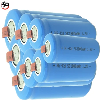 

Laipuduo 8pcs SC Rechargeable batteries 1.2v 1800mah SC power bank 1800mah SC accumulator SUB C battery