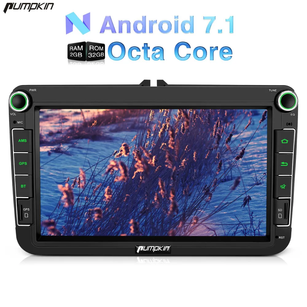 Pumpkin 2 Din 8 Inch Android 7 1 font b Car b font DVD Player font