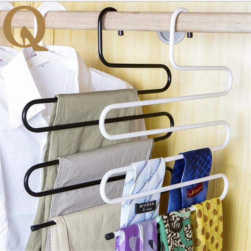 Clip type S multi family tool pants pants shelf storage closet clothes