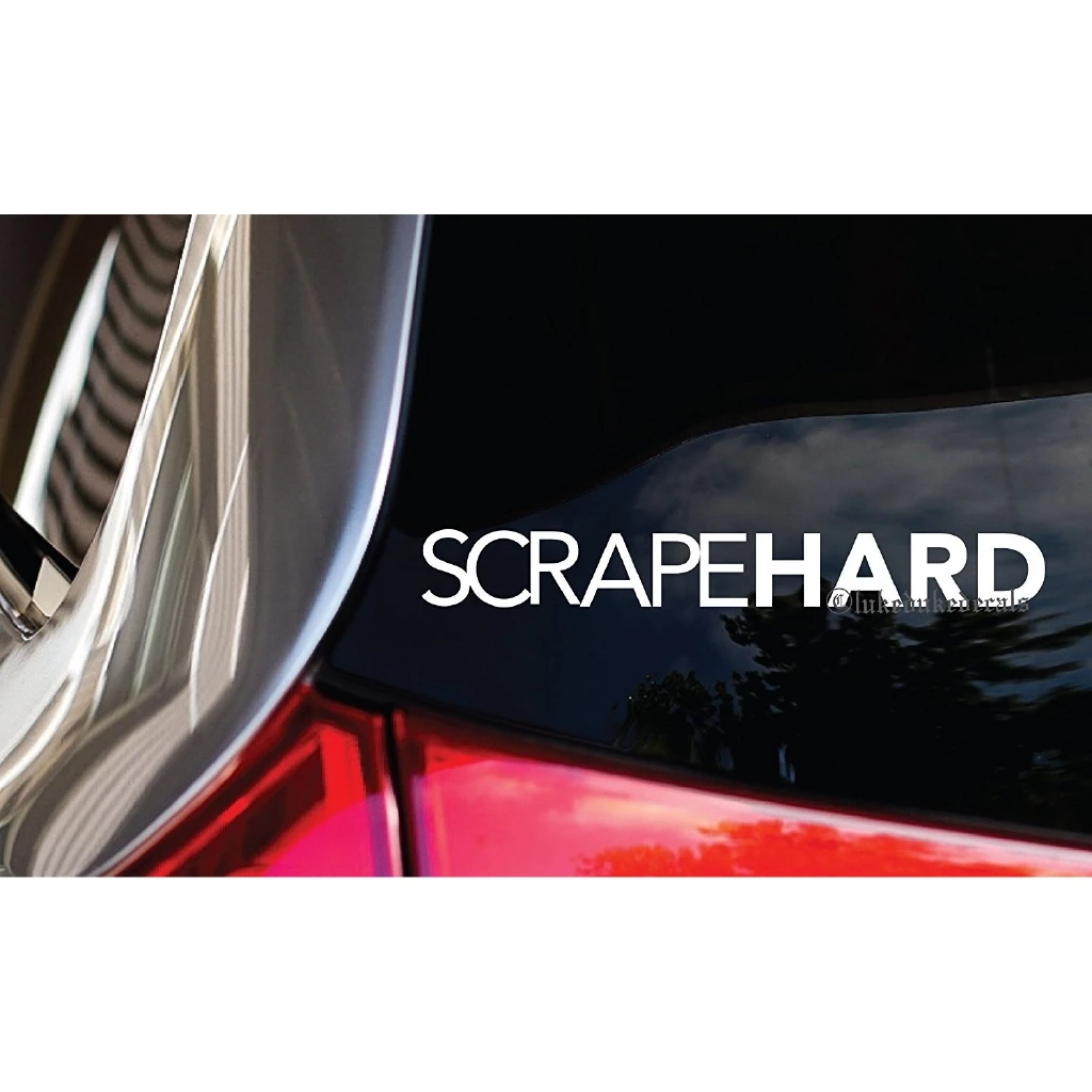 ScapeHard наклейка черный пониженный stance jdm kdm oracle виниловая наклейка 20 см