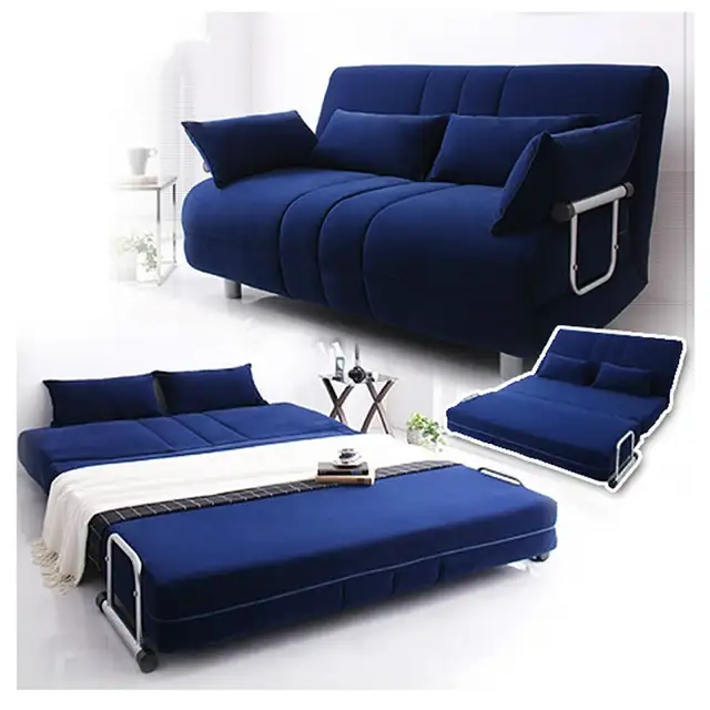 Us 319 0 Louis Fashion Modern Large Sized Apartment Folding Sofa Bed 1 5 Meters 2 Simple Double Fabric Tatami Lounger In Living Room Sofas From