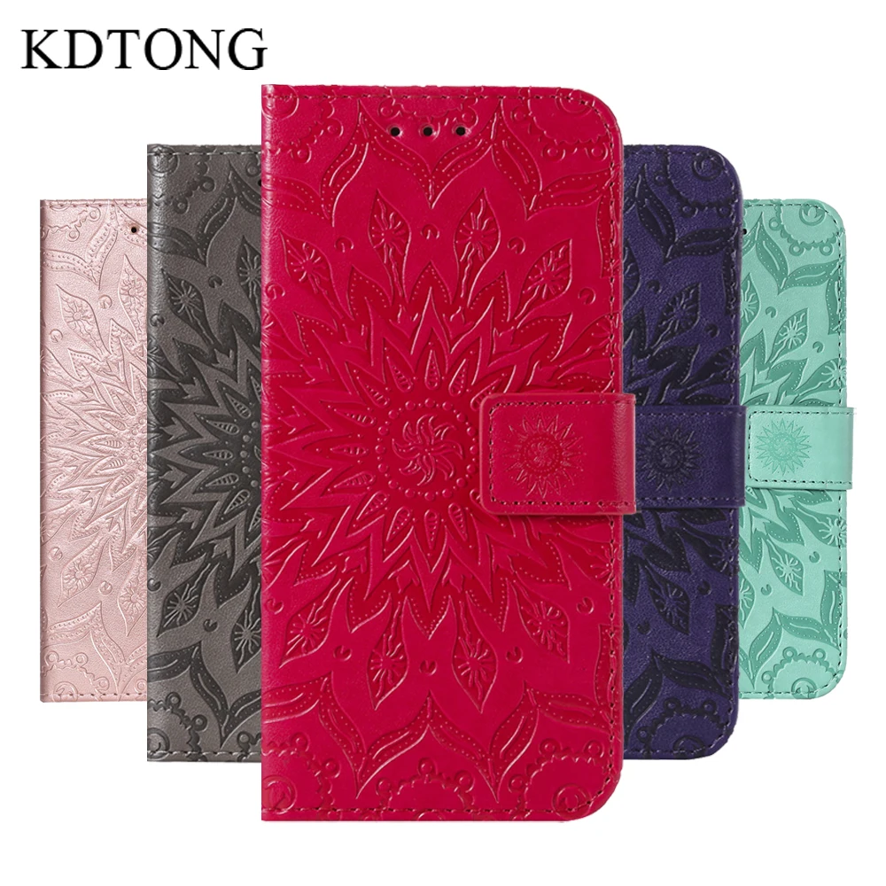 

KDTONG Case sFor Huawei Mate 20 Lite Case Embossing Flip Leather Magnetic Wallet Card Cover For Huawei Mate 20 Pro 20X Case