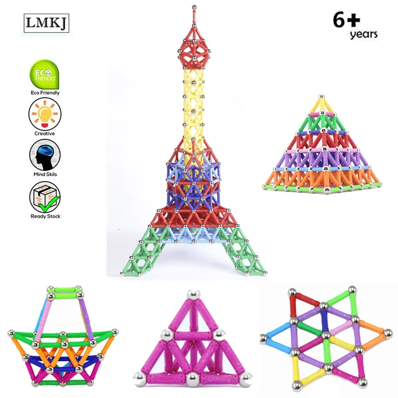 Замок из магнитного конструктора схема