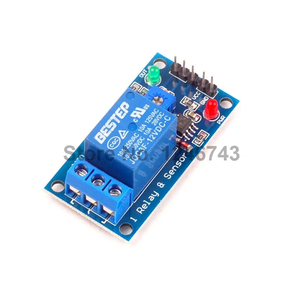 DC 12V 1 канал Groove Тип Оптическая муфта триггерный датчик скорости релейный