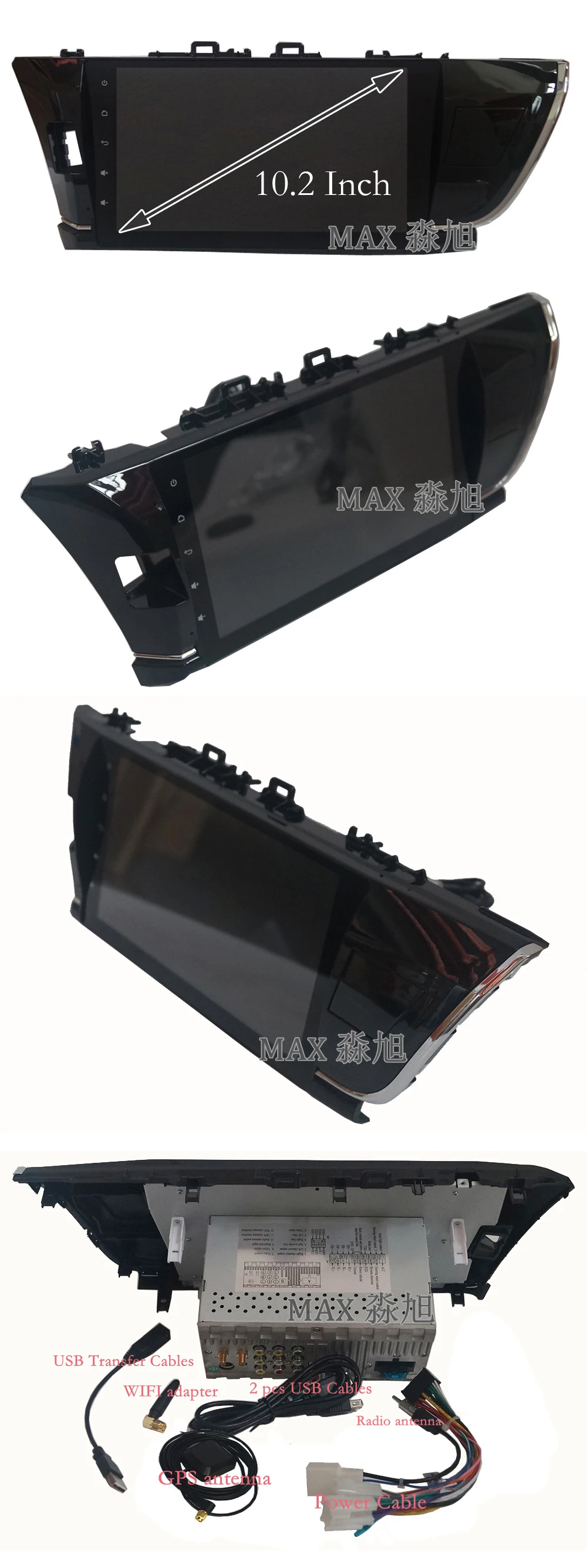 Top MAX Android 8.1.0 Car DVD Player for Toyota corolla 2014 2015 2016 Car Radio RDS BT 4G WiFi SWC GPS Navigation System Free Map 14