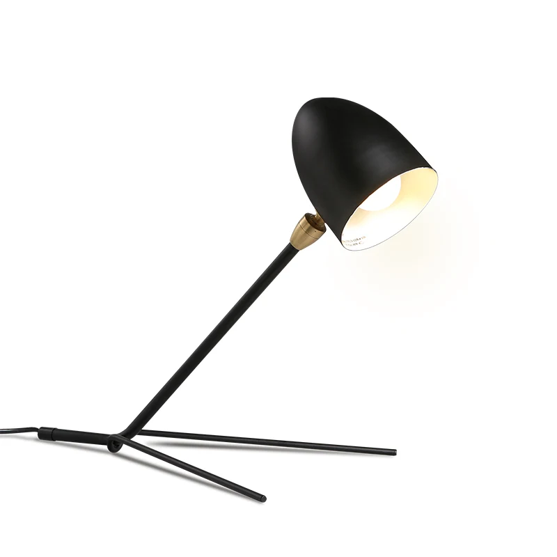 Simple stand work desk lamp bedroom bedside modern Nordic reading desk