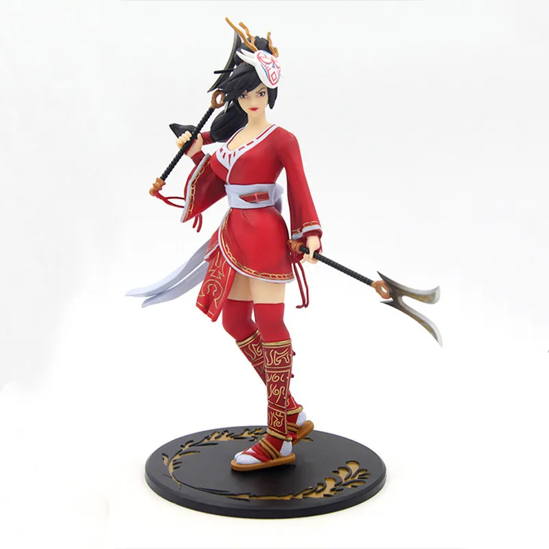 

Action Figure LOL Akali The Fist of Shadow 20cm PVC knight Kids Gift toys doll collection Model Anime