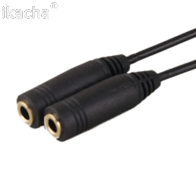 Volume Control 3.5mm Plug Jack Headphone Audio Stereo Y Splitter Cord Cable (4)