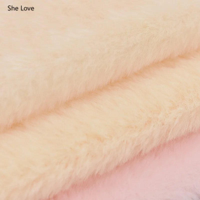 She Love 21X29 см мягкая иммитационная меховая ткань Швейные материалы для сумок луки