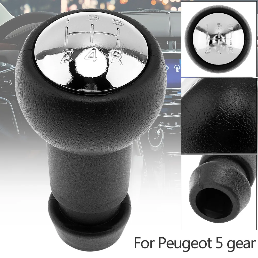

5 Speed ABS Plastic Car Manual Gear Shift Knob for CITROEN C2 C4 SAXO XSARA PICASSO BERLINGO PEUGEOT