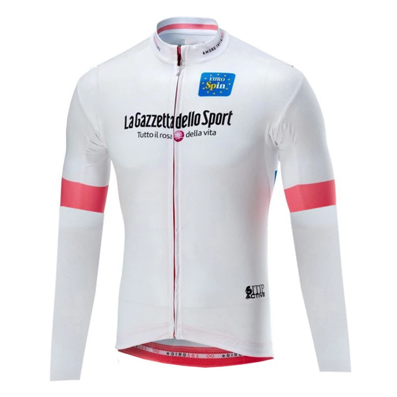 2019 Майо ciclismo pro Италия команда зимних велосипедных футболок быстросохнущая