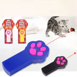 Следовая форма светодио дный светодиодные лазерные игрушки лазерная указка забавные кошачьи стержни животные игрушки для кошек