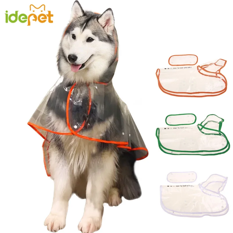 Raincoats for Dogs Transparent Raincoat Dog Raincoat Big Dog Small Rain