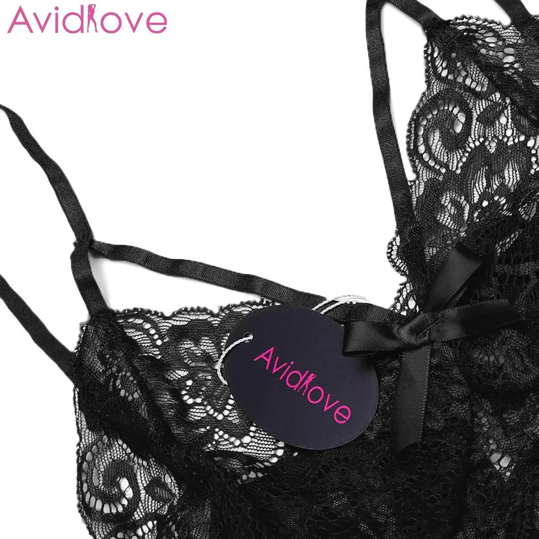 Avidlove женское сексуальное нижнее белье Ночная рубашка lenceria эротические костюмы