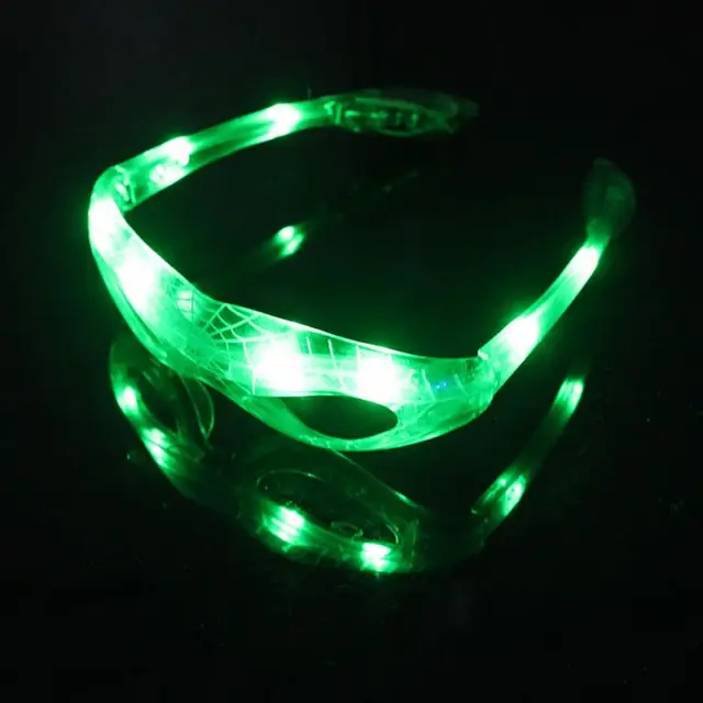 NEW Fashion 3 Colors Flashing 8 LEDs Glow Sunglasses Luminous Party Decorative Glowing Classic Gift Bright Light Festival Gifts
