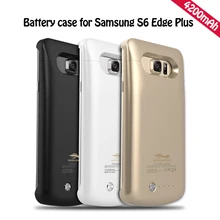 4200 мАч Внешнее зарядное устройство чехол для Galaxy S6 edge Plus зарядное устройство Внешний аккумулятор чехол для телефона для samsung S6 edge plus