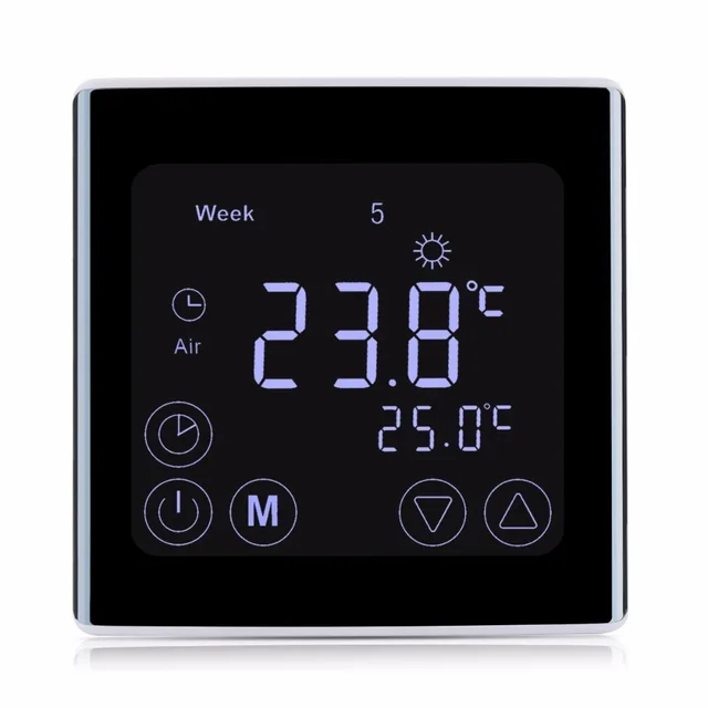 Floureon BYC17GH3 LCD Touch Screen Room Underfloor Heating Thermostat Weekly Programmable Thermoregulator Temperature Controller