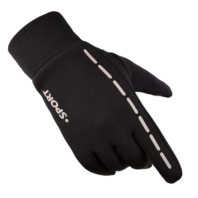 Спорт на открытом воздухе Водонепроницаемый Туризм зима велосипед велосипедные перчатки для мужчин женщин светоотражающие полосы мягкие тёплые перчатки