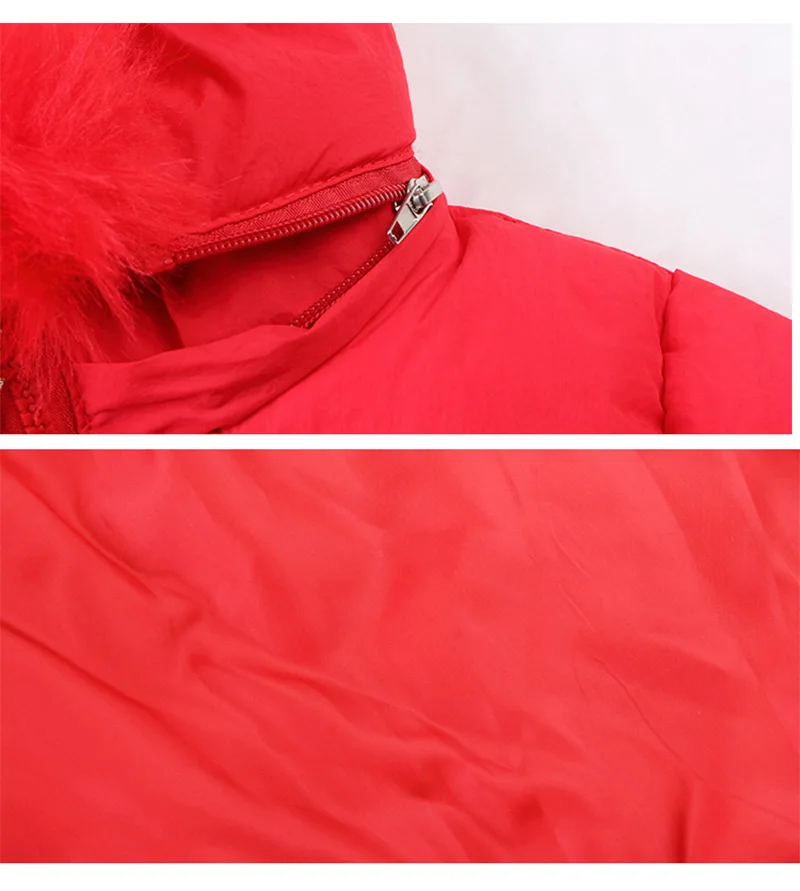 winter down jacket for girls thick cotton warm fur collar jacket children outwears for girls clothes kids coat (2)