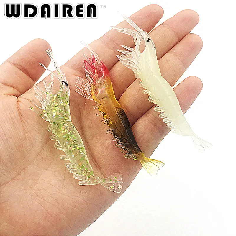 

5Pcs/lot 9cm 3.75g fishing lure soft grub artificial Trout crankbait Panfish Crappie Bream 3 Colors soft bait FA-391
