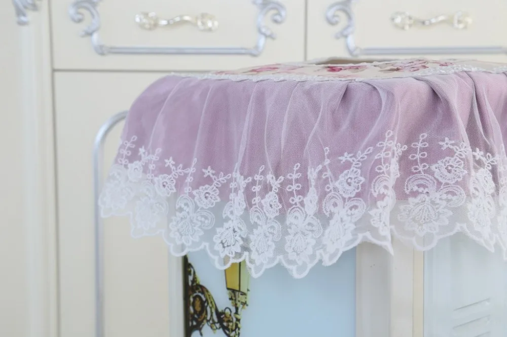 Classical Drinking fountains Dust jacket cover Water dispenser covers Korean fashion lace fabric drinking fountains protection (5)