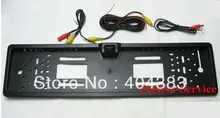 Free Shipping EU European Car SUV MPV License plate frame rear view reverse camera camera Mirror
