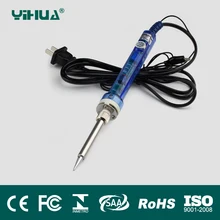 60 Вт 220 В ЕС электрический Регулируемый температурный сварочный паяльник