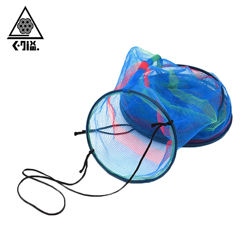 3 Layers Collapsible Rainbow Fishing Net Basket to Keep Fish Alive in