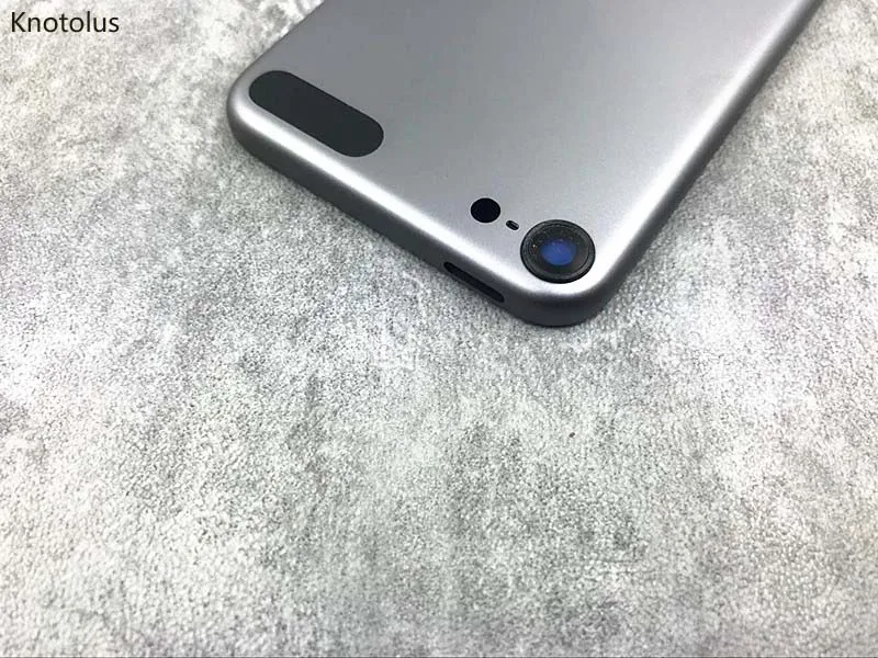 Чехол для ipod touch 5th touch 5 32GB 64GB с серебристым космическим серым и черным металлическим корпусом knotolus - Цвет: space gray