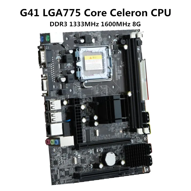 New G41 motherboard desktop motherboard LGA775 pin dual-core quad-core support DDR3 8G PCIE 16x SATA2.0 New G41 motherboard desktop motherboard LGA775 pin dual-core quad-core support DDR3 8G PCIE 16x SATA2.0