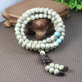 

Pure natural Bodhisattva gold thread 108 Bead Bracelets