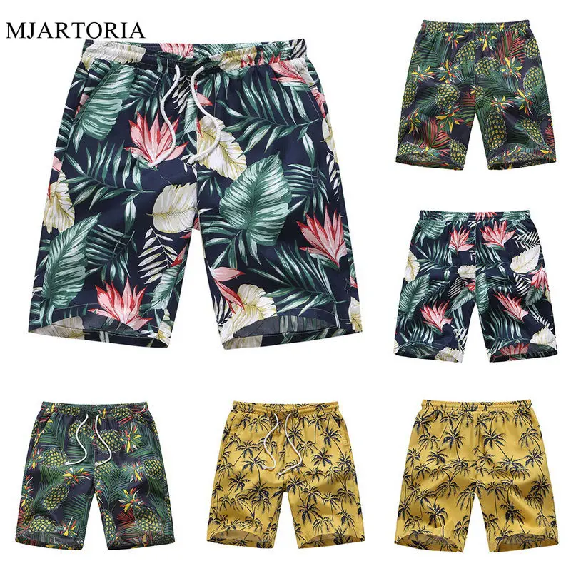 mens hawaiian swim shorts