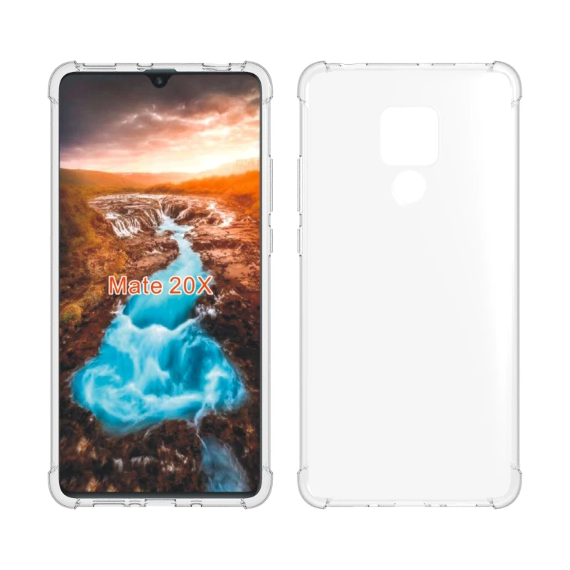 Брендовый gligle alpha A текстура мягкий ТПУ кожаный чехол для Huawei Mate 20X оболочка