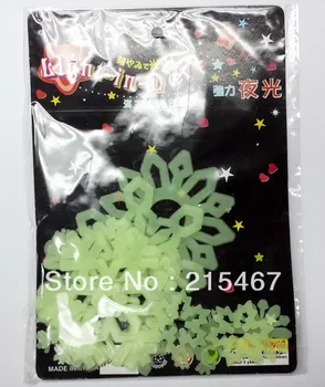 

12pcs Glow in the Dark snowflake Radiant Rainbow for kid room decoration GID Decal Art Wall Kids Room Decor Nursery New space